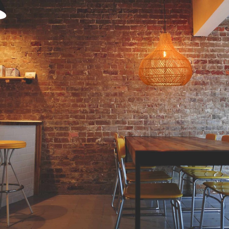 Wicker pendant lamp "Samoa".
