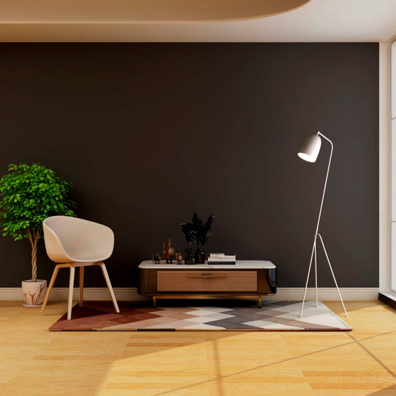Design floor lamp "Shoppen"