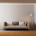 Design floor lamp "Shoppen"