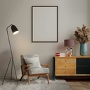 Design floor lamp "Shoppen"