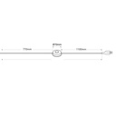 Design floor lamp "Shoppen"
