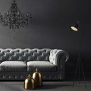 Design floor lamp "Shoppen"