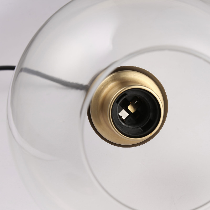 Glass pendant light "Cleire" - E27