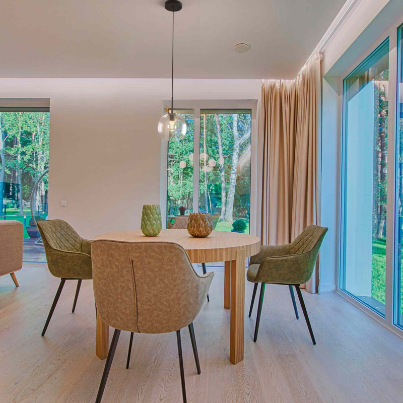 Glass pendant light "Cleire" - E27