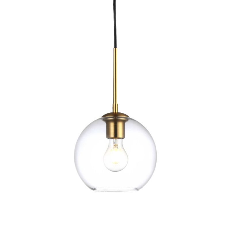 Glass pendant light "Cleire" - E27