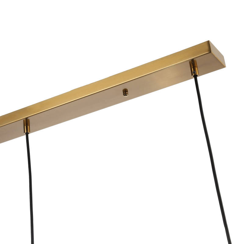 Triple glass pendant light "Merce" - 3 x E27