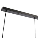 Triple glass pendant light "Merce" - 3 x E27