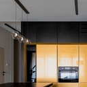 Triple glass pendant light "Merce" - 3 x E27