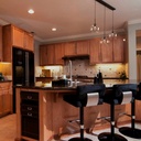 Triple glass pendant light "Merce" - 3 x E27