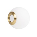 Opaline glass ball for replacement - Ø150mm