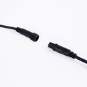 KIT - Outdoor LED string light 11,5 meters + 10 1W E27 LED bulbs - IP44 - Amber