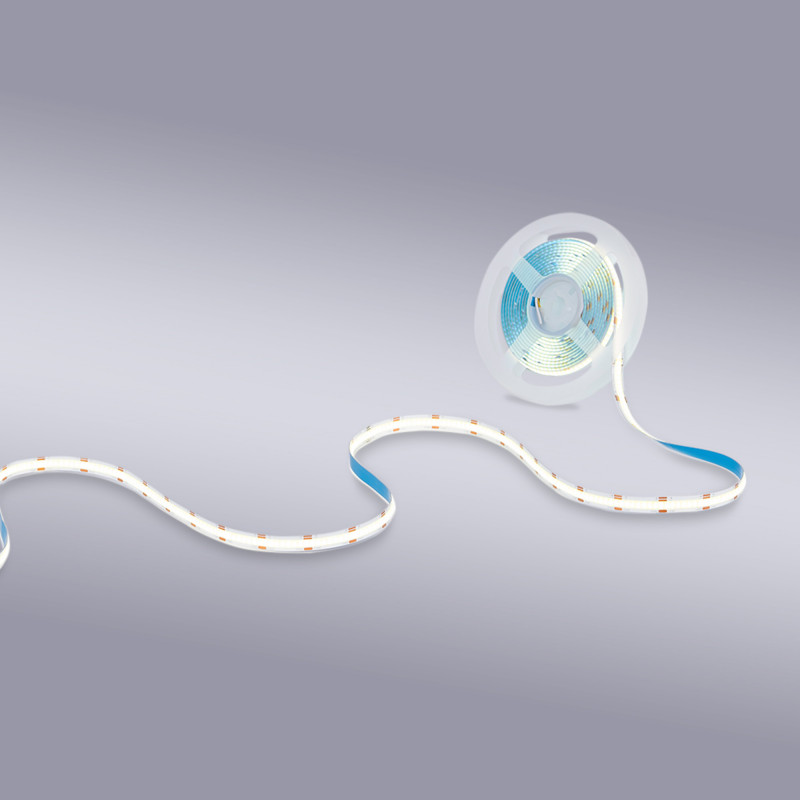 24V DC COB LED Strip - CCT - 14W/m - 10mm - IP20 - 5 meters roll - Cut every 26mm