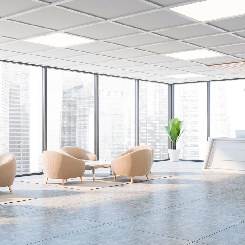Pack x 6 Recessed Backlight LED panel - 60x60cm - 4860lm - Philips driver - 36W - UGR22 - IP40
