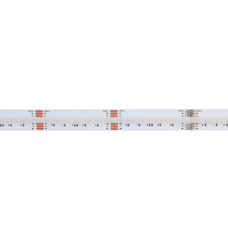 24V DC COB LED Strip - RGB + CCT - 19W/m - 12mm - IP20 - 5 meters roll