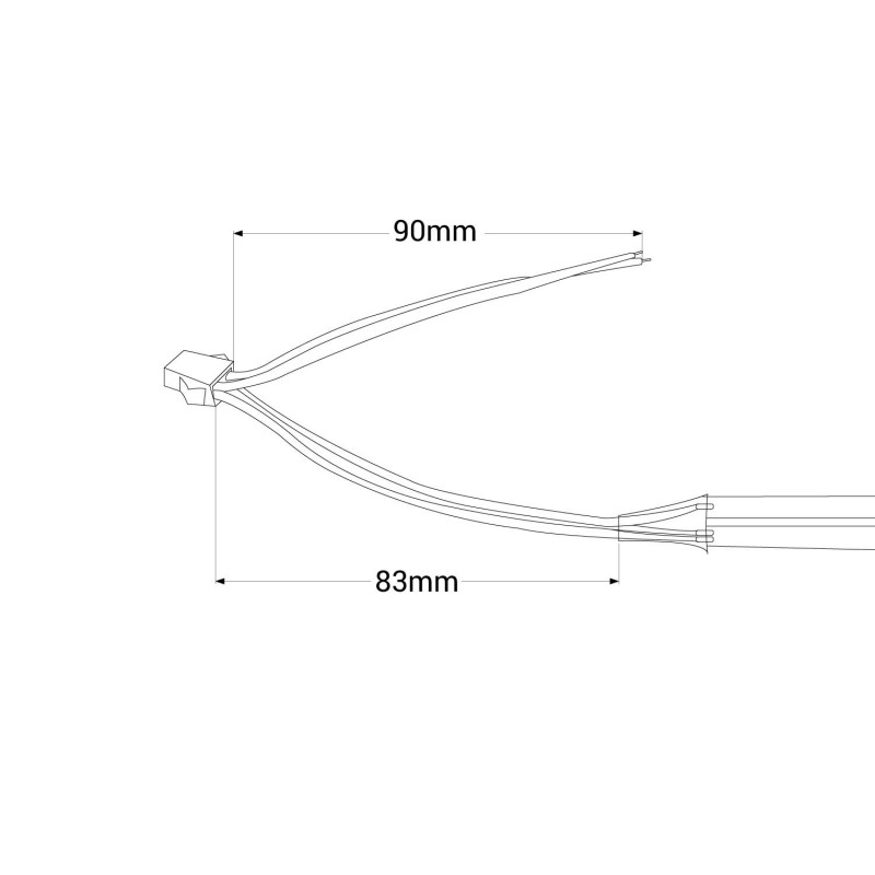 Single color IC COB LED strip - 24V DC - 12W/m - IP20 - 360LED/m - Width 10mm - 5 meters