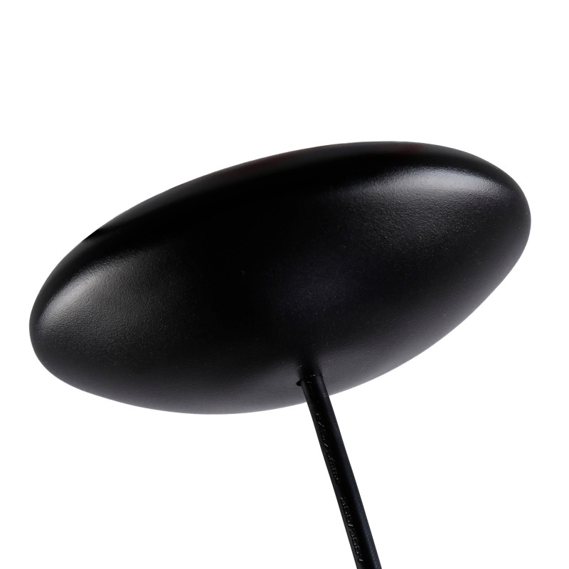 Metal and wood pendant lamp - "Loop"