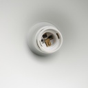 Metal and wood pendant lamp - "Loop"