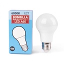 Pack x 10 - LED Bulb E27 A60 - 9W