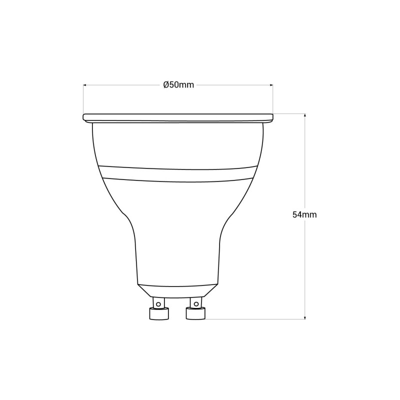 GU10 LED Bulb - 3,5W - CCT - Fumagalli