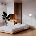 Floor lamp crystal ball "Anni" - E27 - Ø 22cm