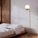 Floor lamp crystal ball "Anni" - E27 - Ø 22cm