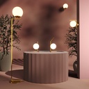 Floor lamp crystal ball "Anni" - E27 - Ø 22cm