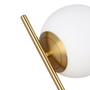 "Double" Sphere wall sconce