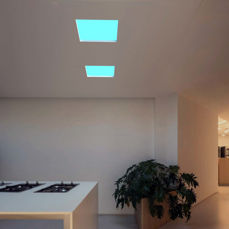 Sky effect panel "Blue Skylight" - Daylight - 90W - 60x60cm