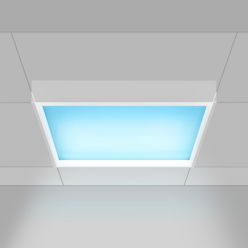 Sky effect panel "Blue Skylight" - Daylight - 90W - 60x60cm