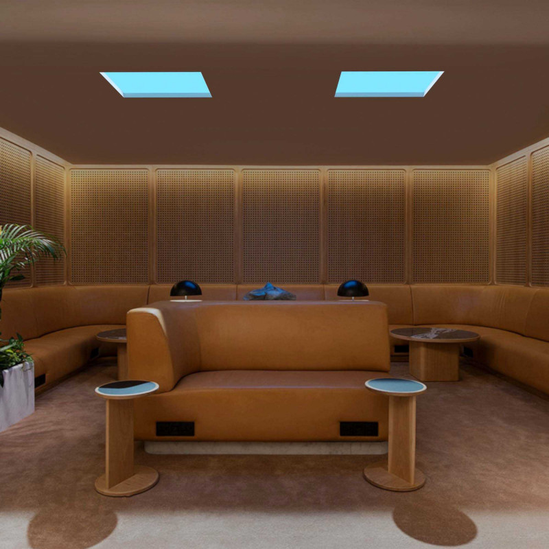 Sky effect panel "Blue Skylight" - Daylight - Dimmable 0-10V - 155W - 60x60cm