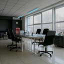 Linear pendant luminaire "Blue Skylight" SMART - CCT - Sky effect - 48W - UGR16