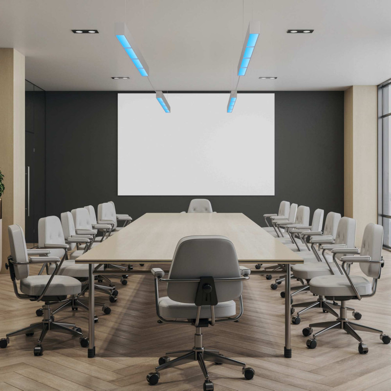 Linear pendant luminaire "Blue Skylight" SMART - CCT - Sky effect - 48W - UGR16