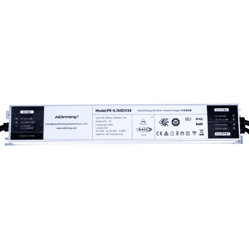 DALI DT6 dimmable power supply - 24V DC - 6.25A - 150W