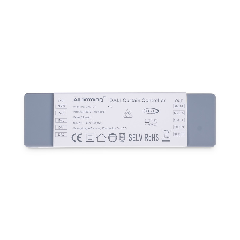 DALI controller for 5-wire curtain motor - 5A - 500W
