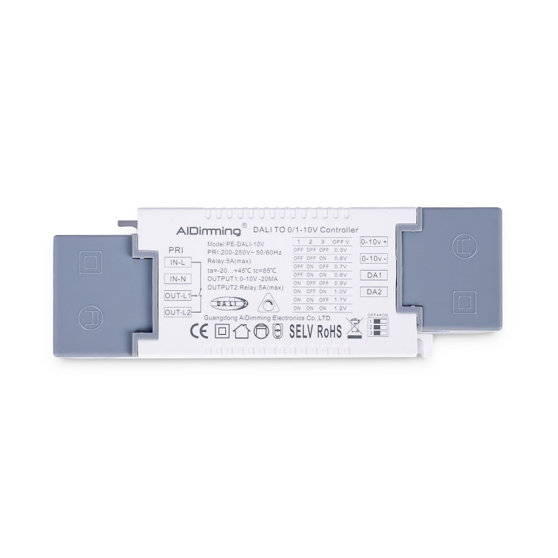 DALI to 0-10V converter + DALI relay - 500W