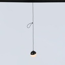 LED Sphere pendant lamp for 48V magnetic track - 6W - 2700K - CRI90 - Golden