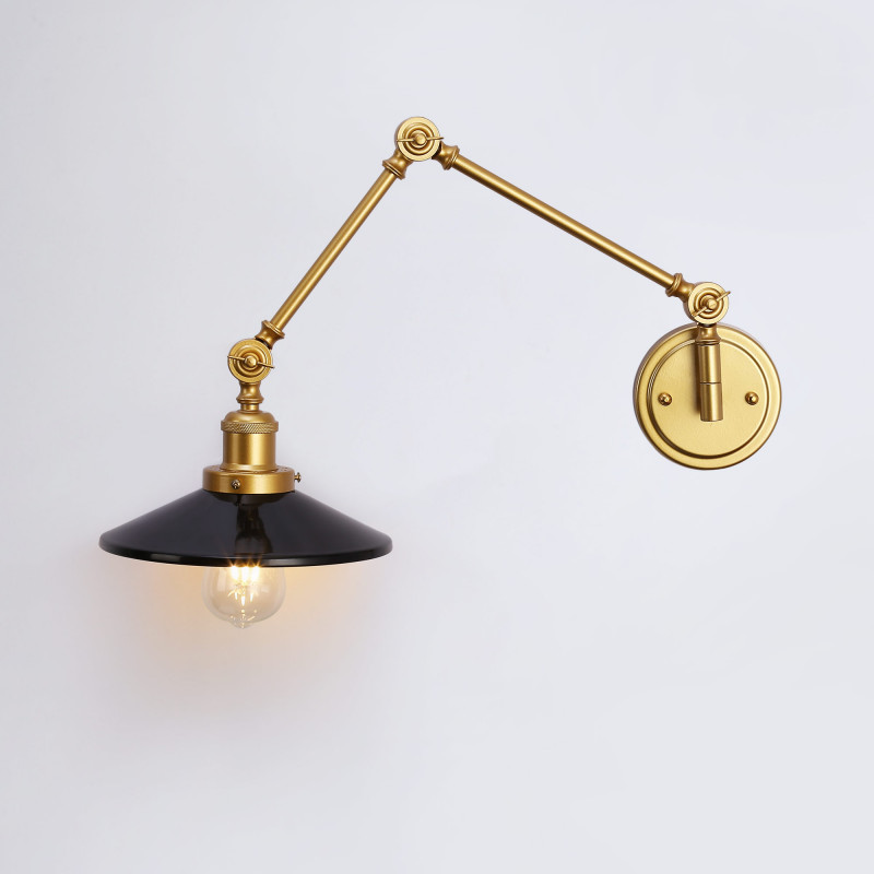 Vintage adjustable wall sconce "Wallen"