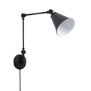 Plug-in adjustable wall sconce - "Tika"