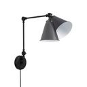 Plug-in adjustable wall sconce - "Tika"