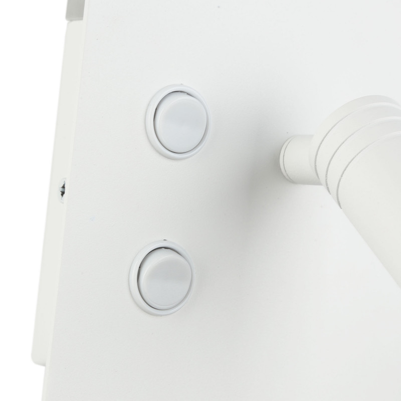 Wall reading light with USB port "Kerta" (right) - Double lighting - 3W+7W