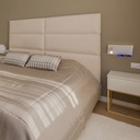 Wall reading light with USB port "Kerta" (right) - Double lighting - 3W+7W