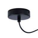 Acoustic horizontal pendant lamp "DRAC" - 4 luminous spheres and 8 sound absorbing spheres