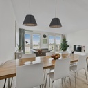 Acoustic pendant lamp "Gandal 40" - ø 40cm