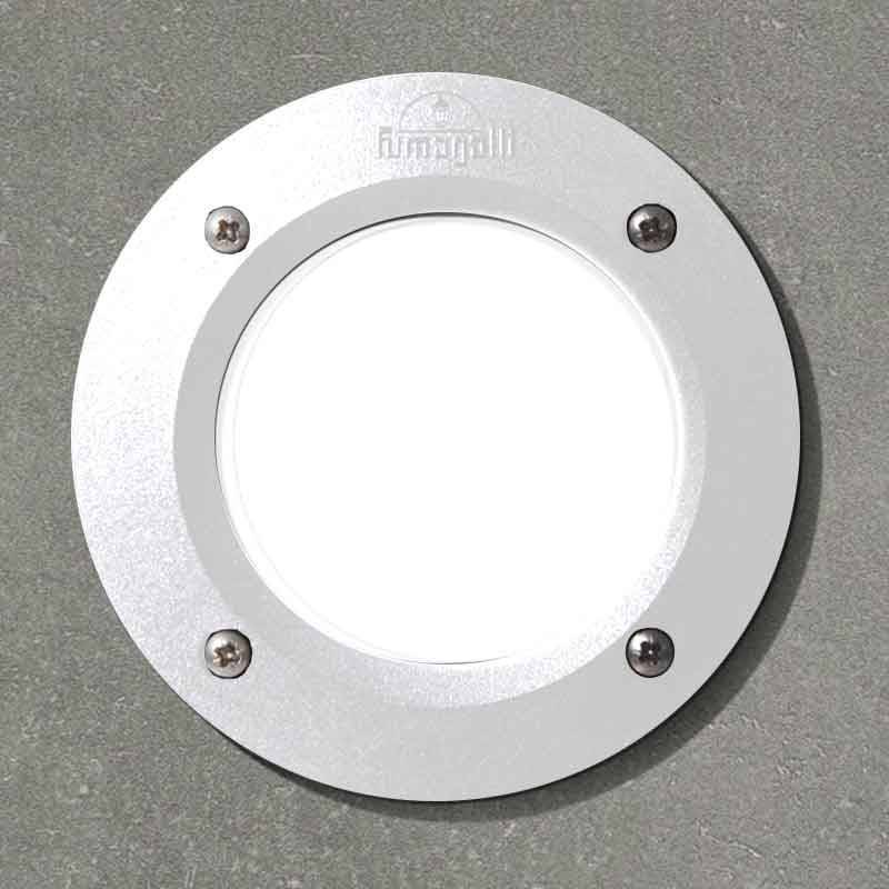 FUMAGALLI LETI 100 round 3W recessed LED wall lamp