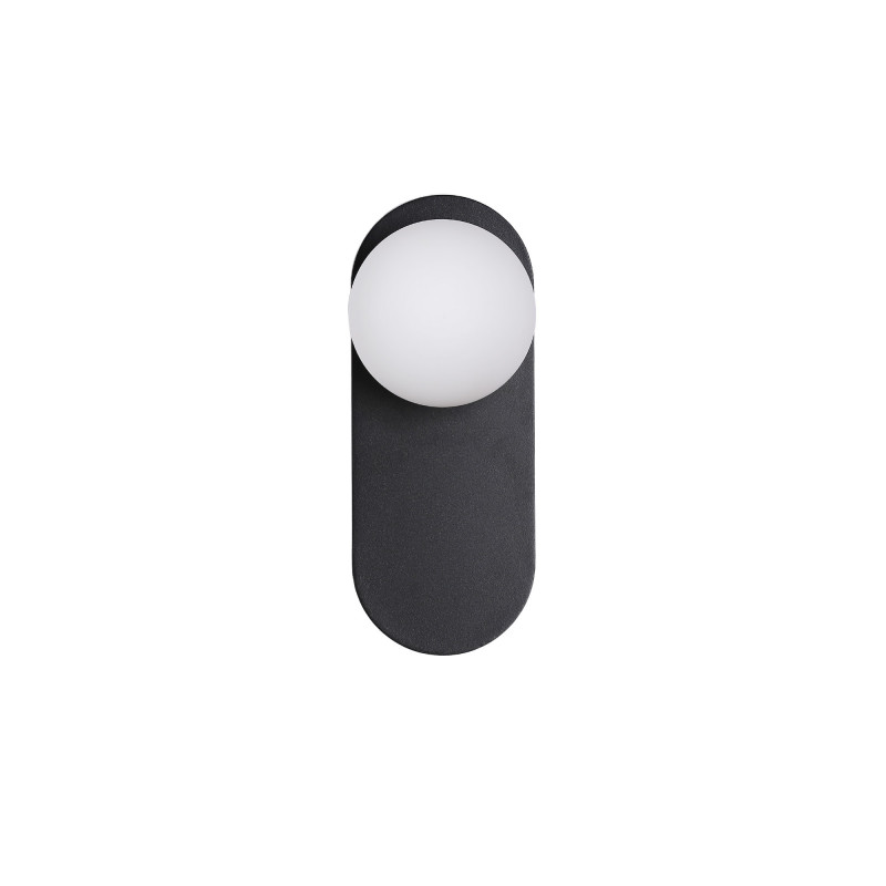 Crystal ball wall light "Brian" - E27