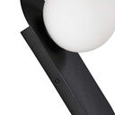 Crystal ball wall light "Brian" - E27