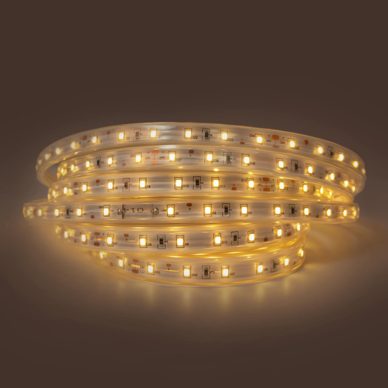 Outdoor solar LED strip with remote control - RGB / 2700K -  40W - 10 meters - IP65