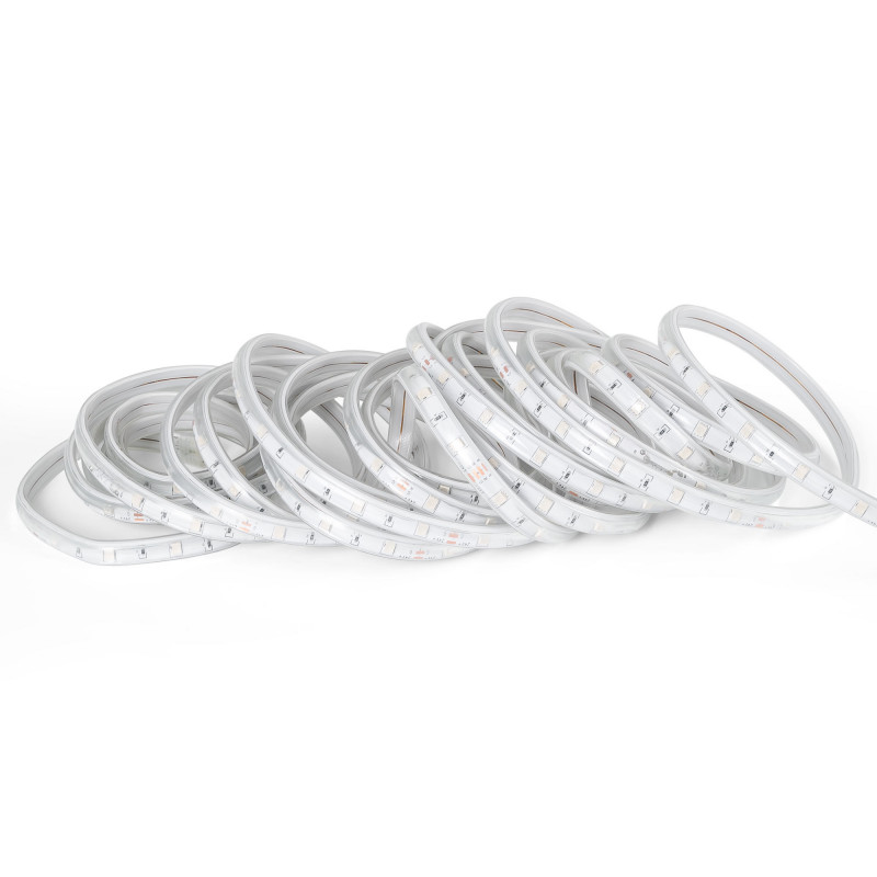 Outdoor solar LED strip with remote control - RGB / 2700K -  40W - 10 meters - IP65