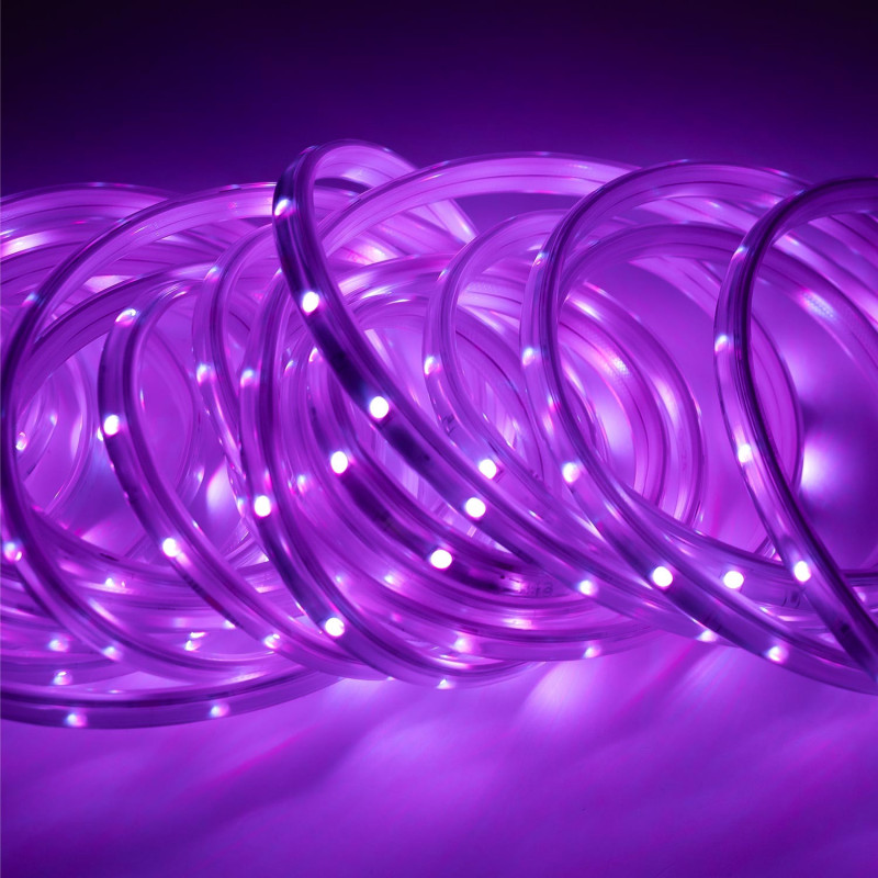 Outdoor solar LED strip with remote control - RGB / 2700K -  40W - 10 meters - IP65