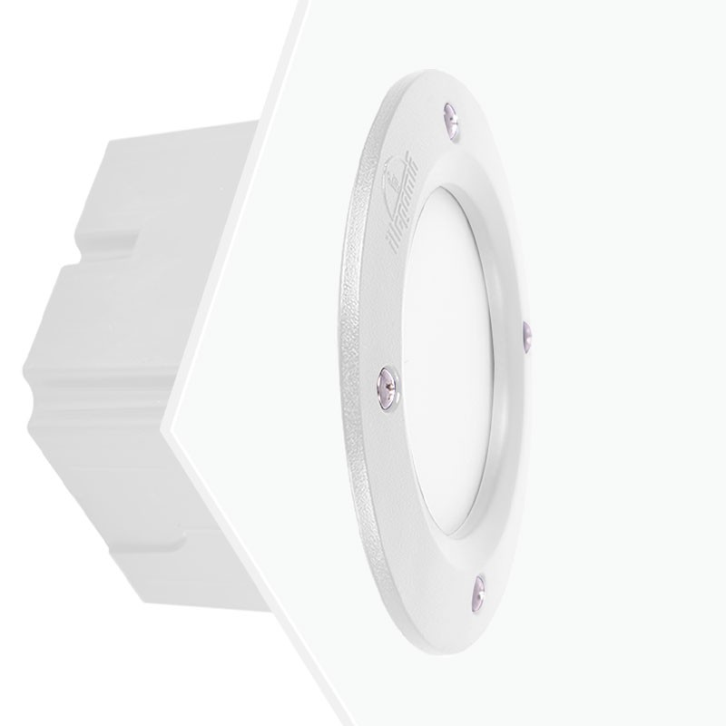 FUMAGALLI LETI 100 round 3W recessed LED wall lamp